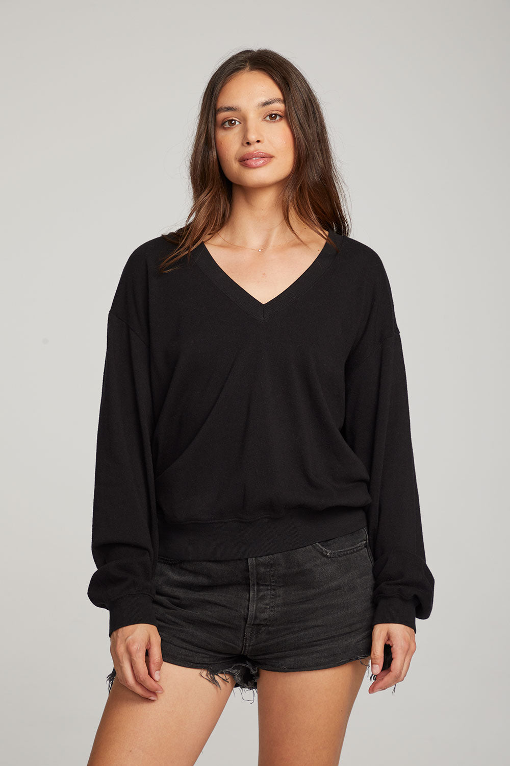 Poppy Black Pullover WOMENS chaserbrand