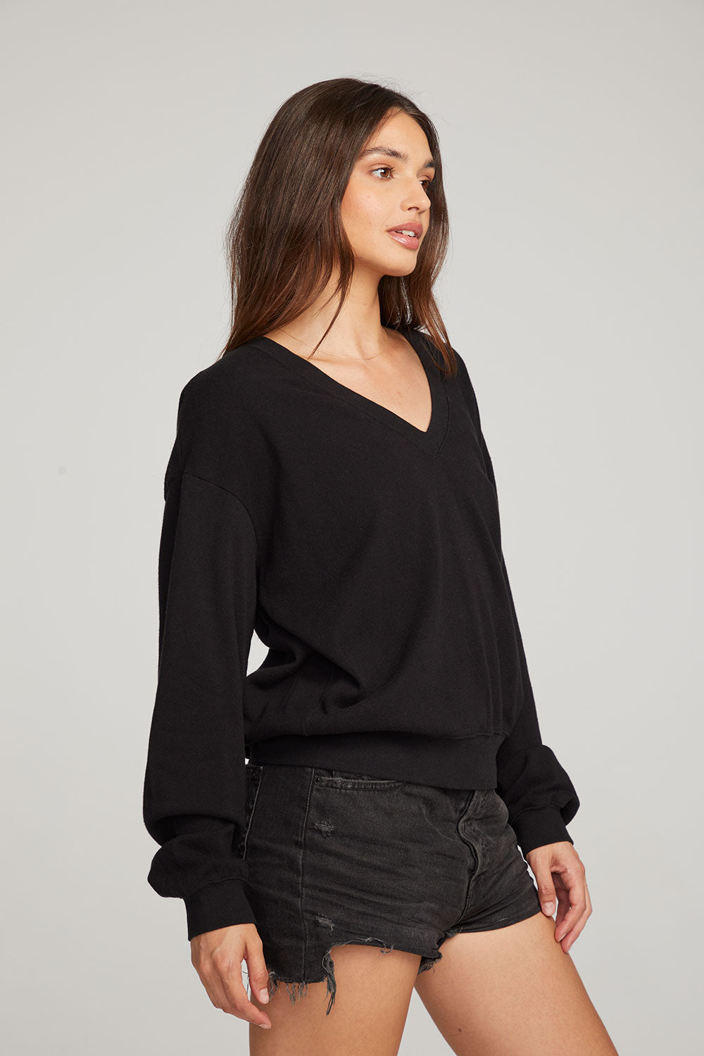 Poppy Black Pullover WOMENS chaserbrand