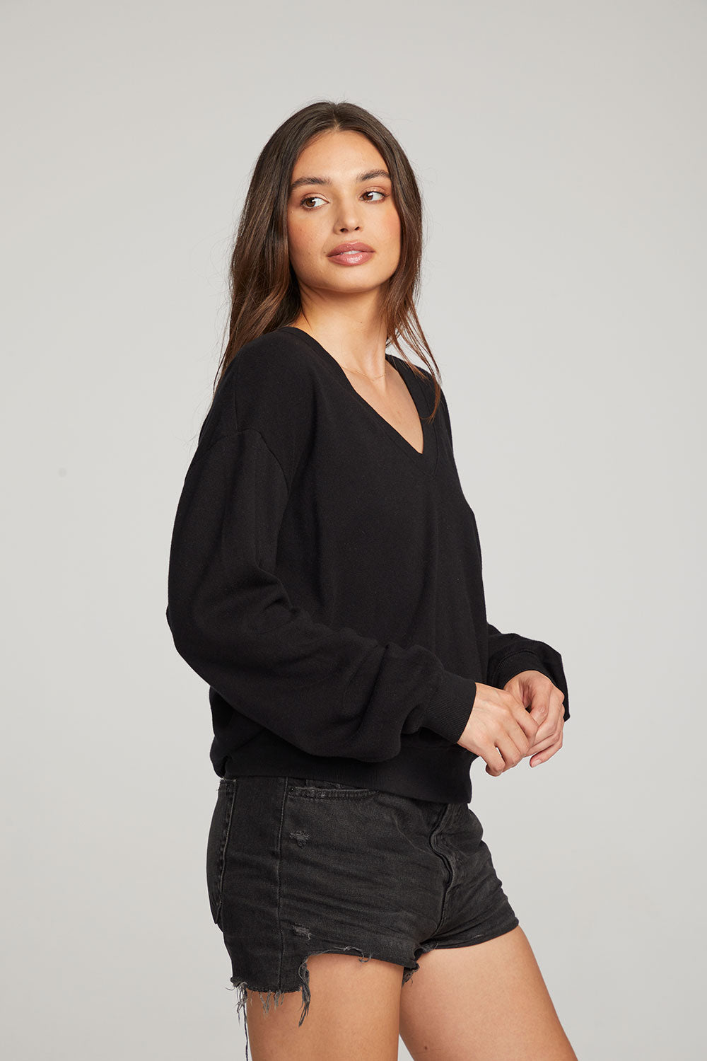 Poppy Black Pullover WOMENS chaserbrand