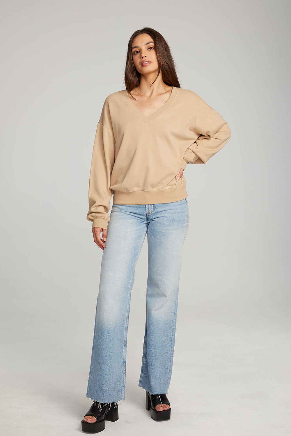 Poppy Cappuccino Pullover WOMENS chaserbrand