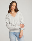 Poppy heather Grey Pullover WOMENS chaserbrand