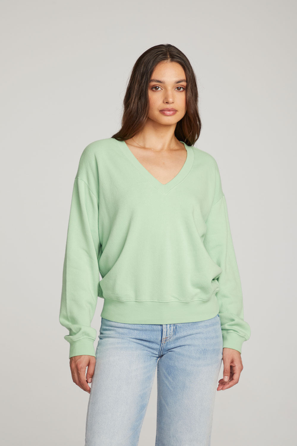 Poppy Quiet Green Pullover WOMENS chaserbrand