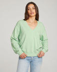 Poppy Quiet Green Pullover WOMENS chaserbrand