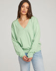 Poppy Quiet Green Pullover WOMENS chaserbrand