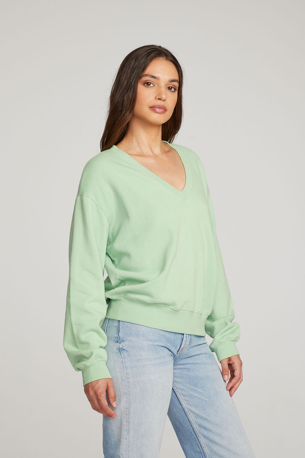 Poppy Quiet Green Pullover WOMENS chaserbrand