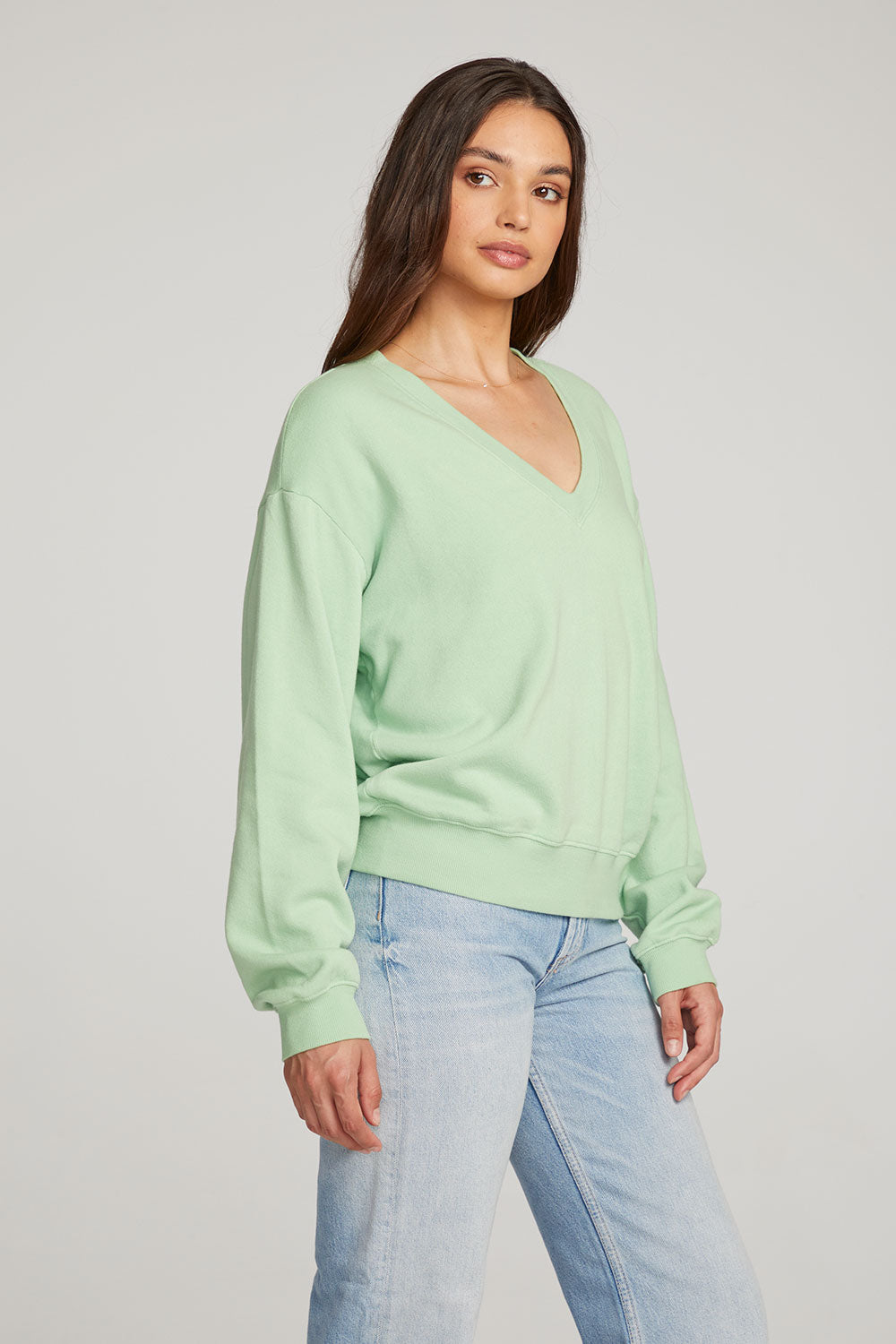 Poppy Quiet Green Pullover WOMENS chaserbrand