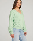 Poppy Quiet Green Pullover WOMENS chaserbrand