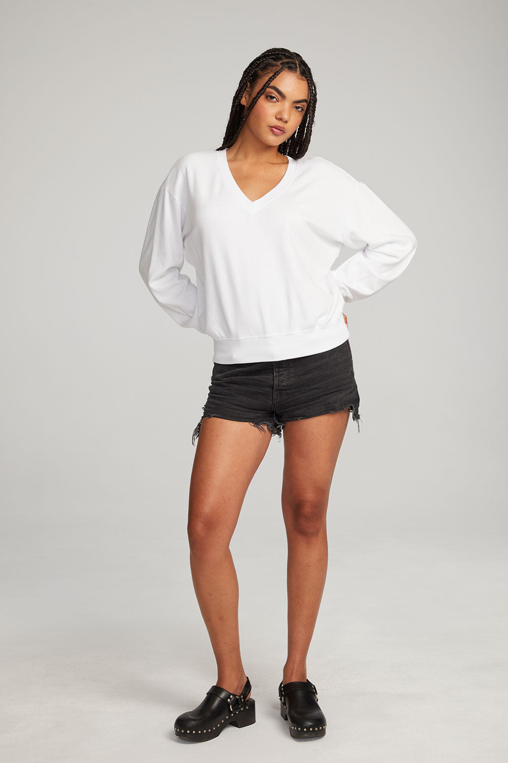 Poppy White Pullover WOMENS chaserbrand