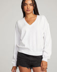 Poppy White Pullover WOMENS chaserbrand