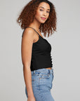 Cara Tank Top - Black Onyx WOMENS chaserbrand