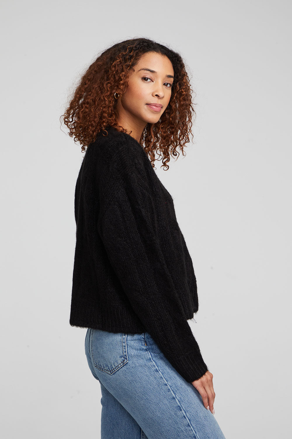 Bridge Black Onyx Cardigan WOMENS chaserbrand