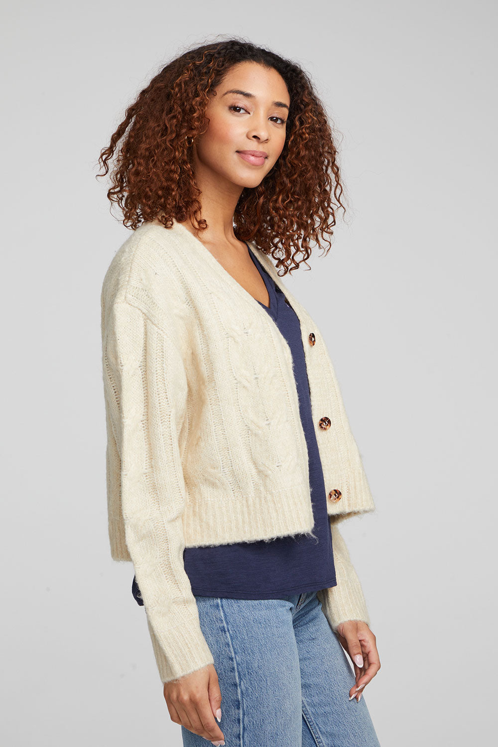 Bridge Macaroon Cardigan WOMENS chaserbrand