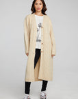 Bridge Macaroon Long Cardigan WOMENS chaserbrand