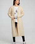 Bridge Macaroon Long Cardigan WOMENS chaserbrand