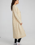 Bridge Macaroon Long Cardigan WOMENS chaserbrand