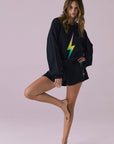Rainbow Gradient Bolt Long Sleeve Womens chaserbrand