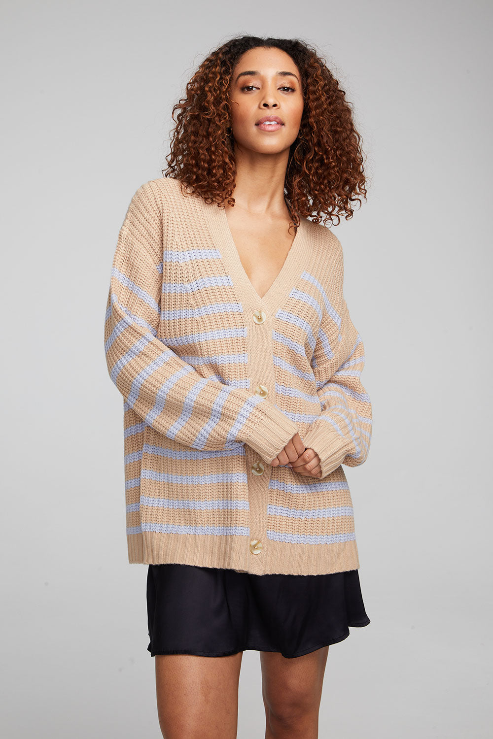 Vibe Fairfax Stripe Cardigan WOMENS chaserbrand