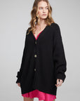 Vibe Shadow Black Cardigan WOMENS chaserbrand