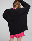 Vibe Shadow Black Cardigan WOMENS chaserbrand