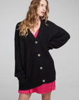 Vibe Shadow Black Cardigan WOMENS chaserbrand