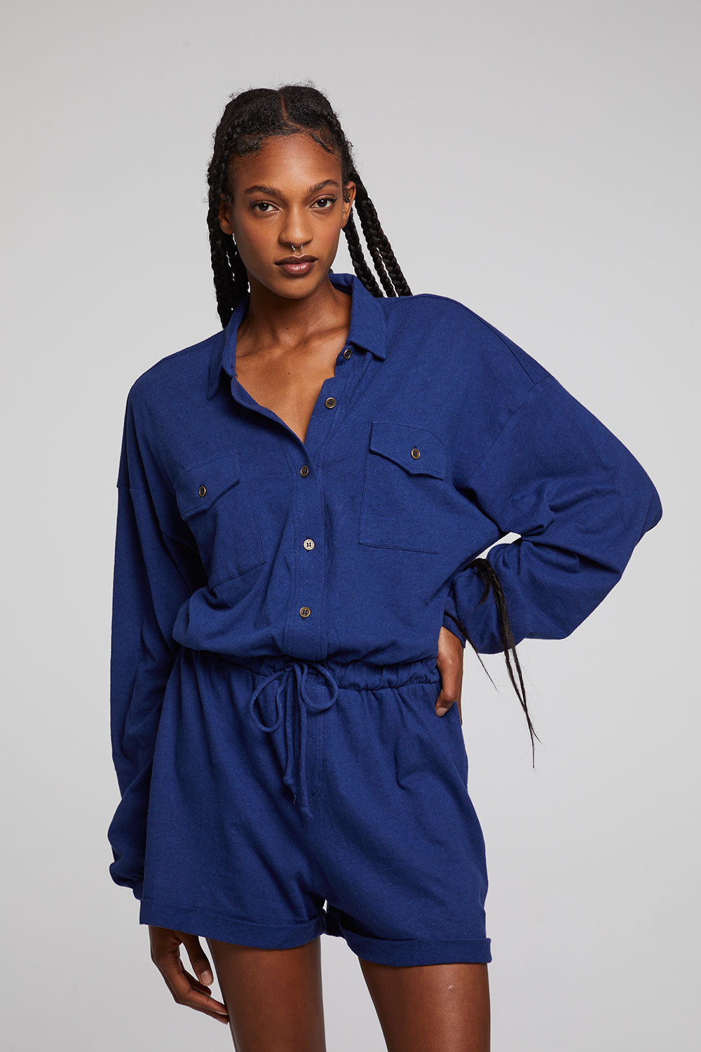 Nocelle French Blue Jumpsuit WOMENS chaserbrand