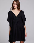 Adele Black Mini Dress WOMENS chaserbrand