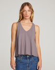 Carmel Purple Sage Tank Top WOMENS chaserbrand