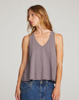 Carmel Purple Sage Tank Top WOMENS chaserbrand