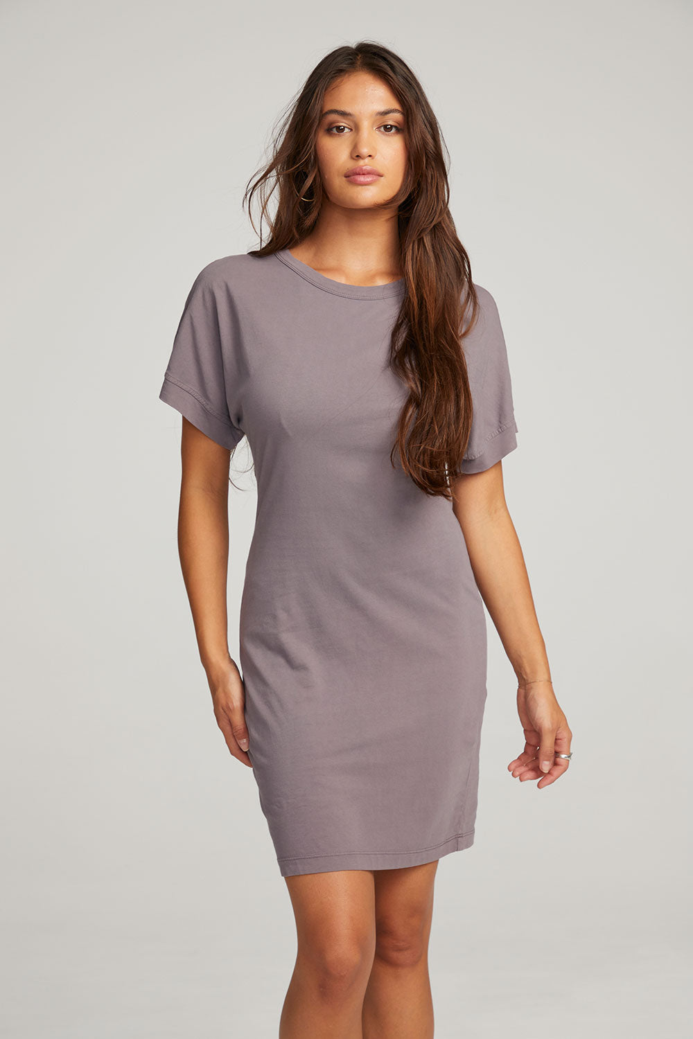 Saloon Purple Sage Mini Dress WOMENS chaserbrand