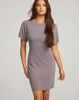 Saloon Purple Sage Mini Dress WOMENS chaserbrand