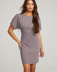 Saloon Purple Sage Mini Dress WOMENS chaserbrand