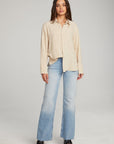 Helena White Pinstripe Button Down WOMENS chaserbrand