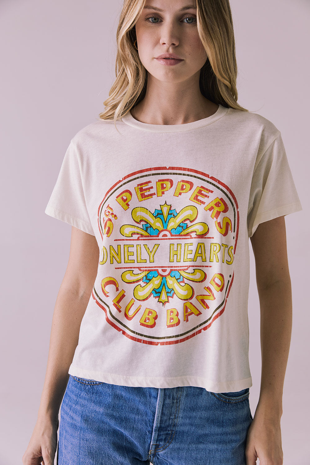 The Beatles Sgt Pepper Club Tee Womens chaserbrand