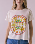 The Beatles Sgt Pepper Club Tee Womens chaserbrand