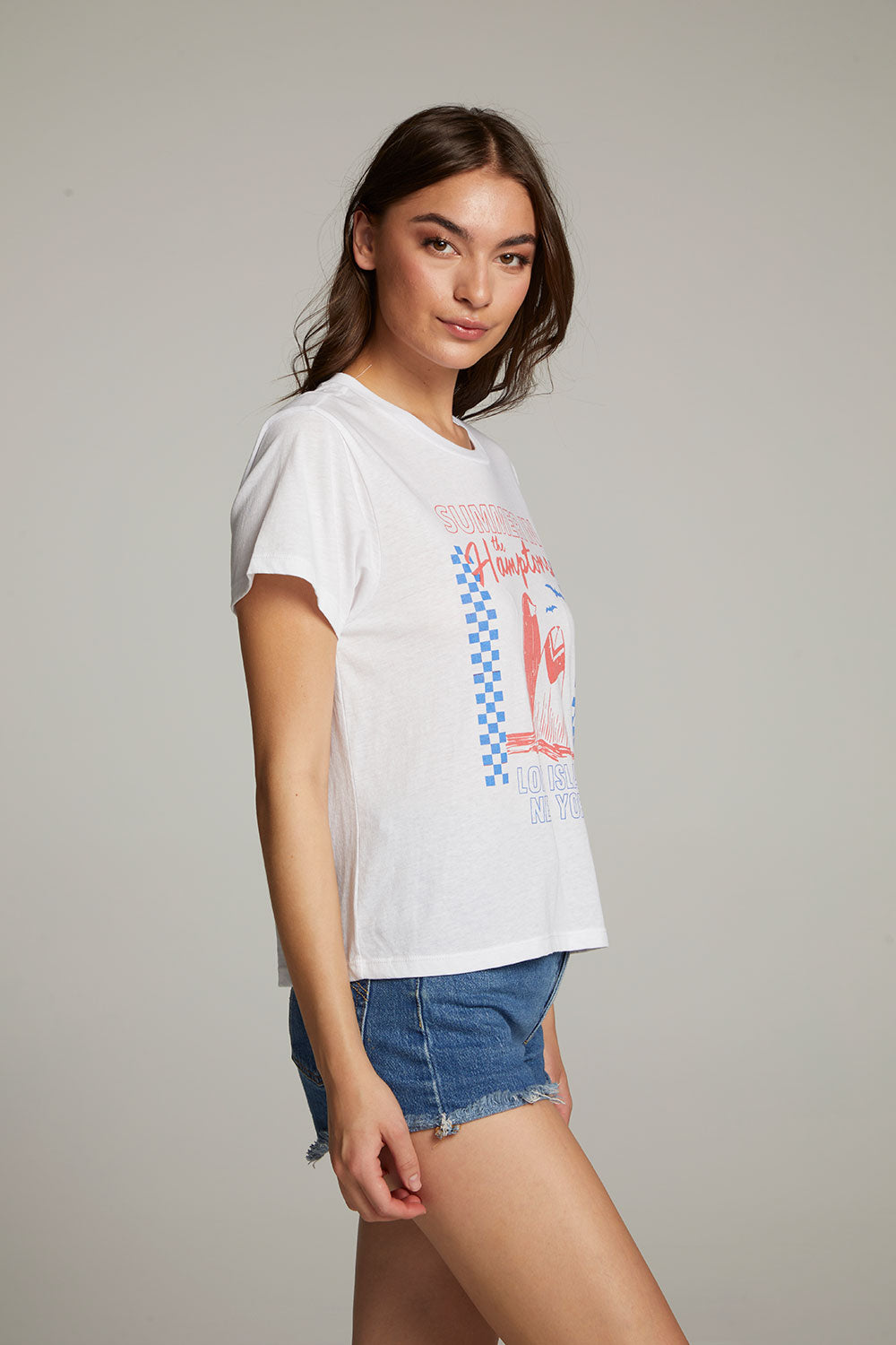 The Hamptons Crewneck Tee WOMENS chaserbrand