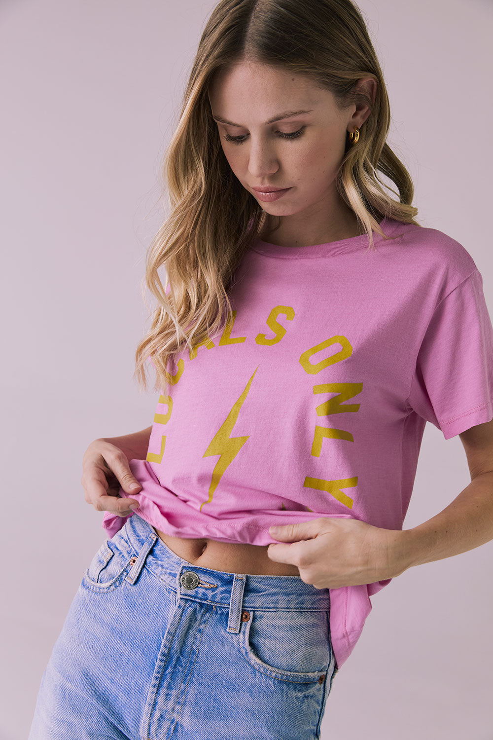 Locals Only Bolts Vintage Jersey Crewneck Tee Womens chaserbrand
