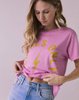 Locals Only Bolts Vintage Jersey Crewneck Tee Womens chaserbrand