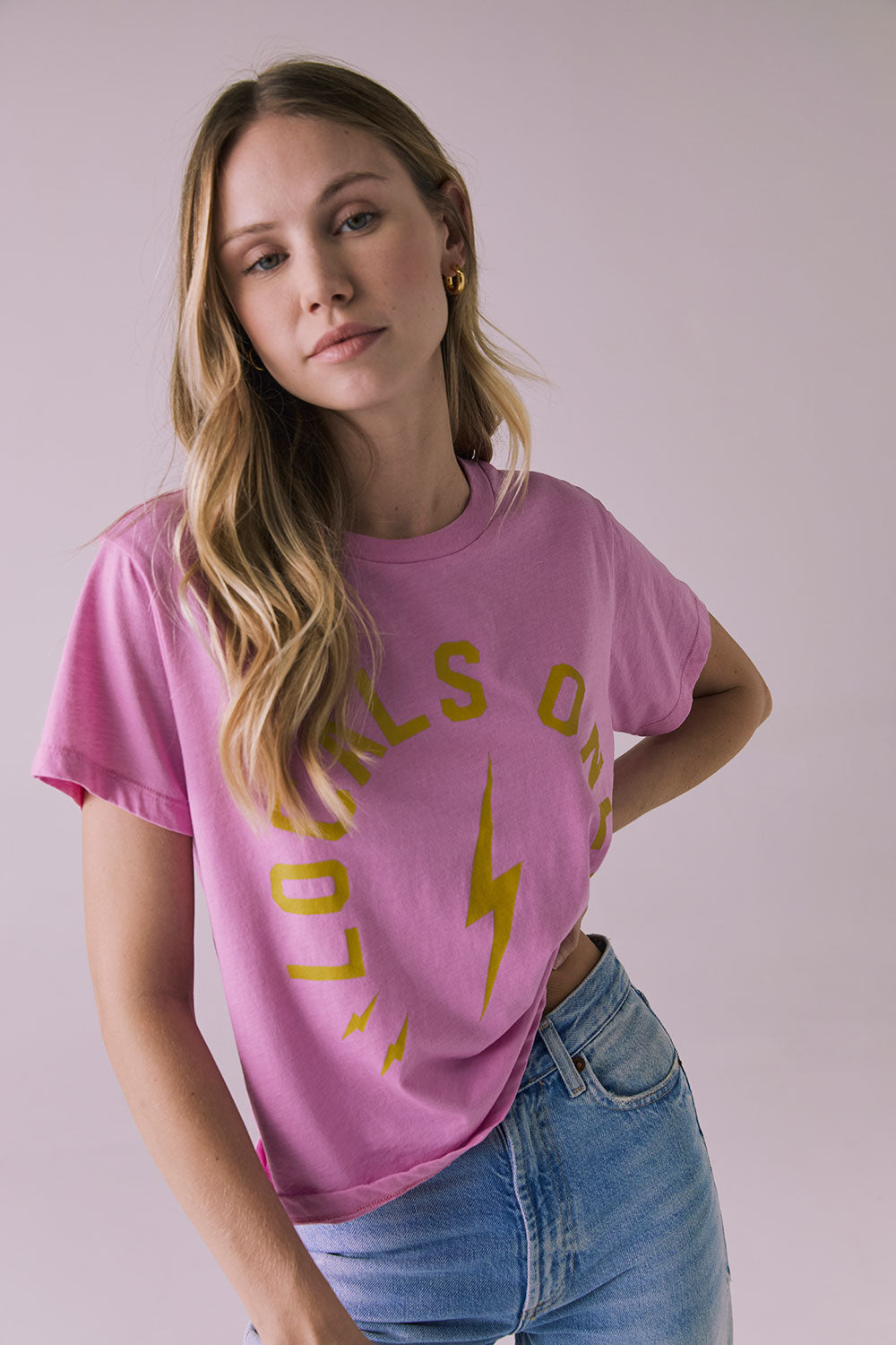 Locals Only Bolts Vintage Jersey Crewneck Tee Womens chaserbrand
