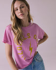 Locals Only Bolts Vintage Jersey Crewneck Tee Womens chaserbrand