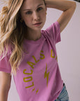 Locals Only Bolts Vintage Jersey Crewneck Tee Womens chaserbrand