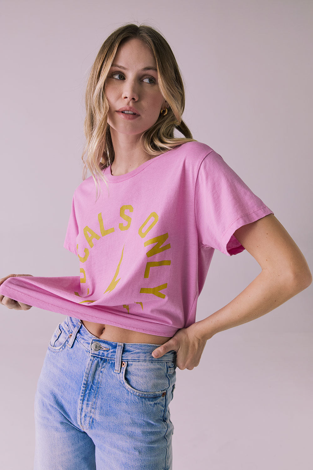 Locals Only Bolts Vintage Jersey Crewneck Tee Womens chaserbrand