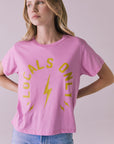 Locals Only Bolts Vintage Jersey Crewneck Tee Womens chaserbrand