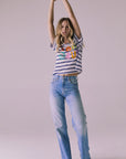 Happy Bonjour Tee Womens chaserbrand