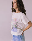Amalfi Coast Floral Tee Womens chaserbrand