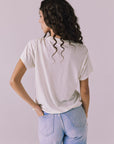 Amalfi Coast Floral Tee Womens chaserbrand
