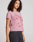 New York Dolls Script Logo Crewneck Tee Womens chaserbrand