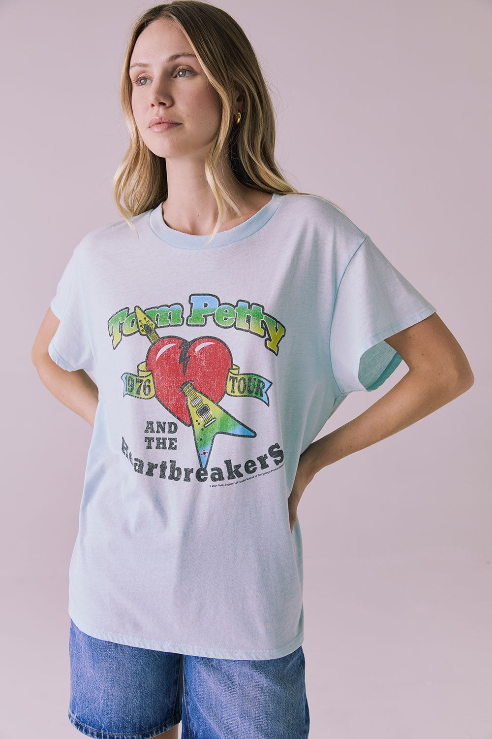 Tom Petty 1976 Tour Tee Womens chaserbrand