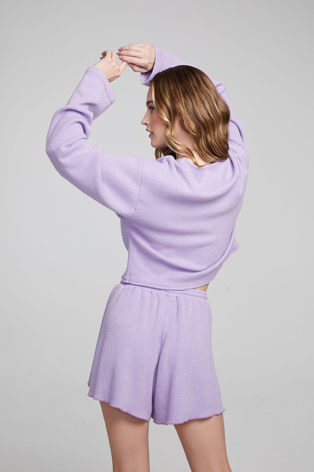 Briaa Digital Lavender Long Sleeve Tee WOMENS chaserbrand