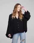Idol Shadow Black Blouse WOMENS chaserbrand