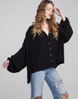 Idol Shadow Black Blouse WOMENS chaserbrand